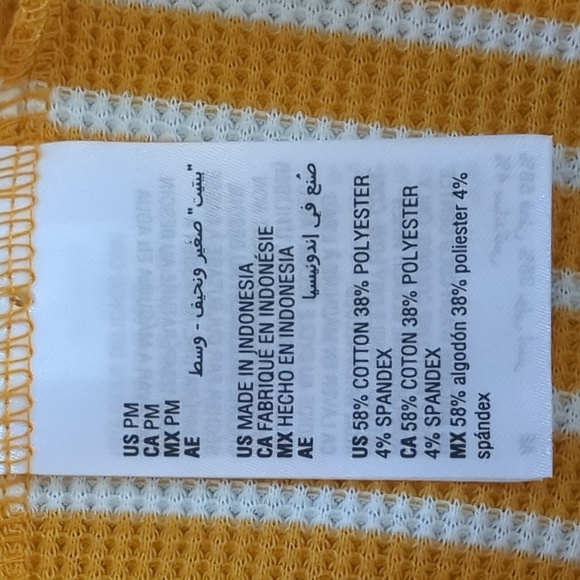 New Style & Co. Striped Henley Top - Picture 8 of 8